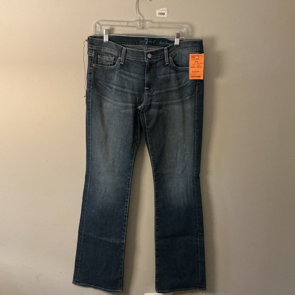 7 For All Mankind Jeans Size 32 Blue Bootcut